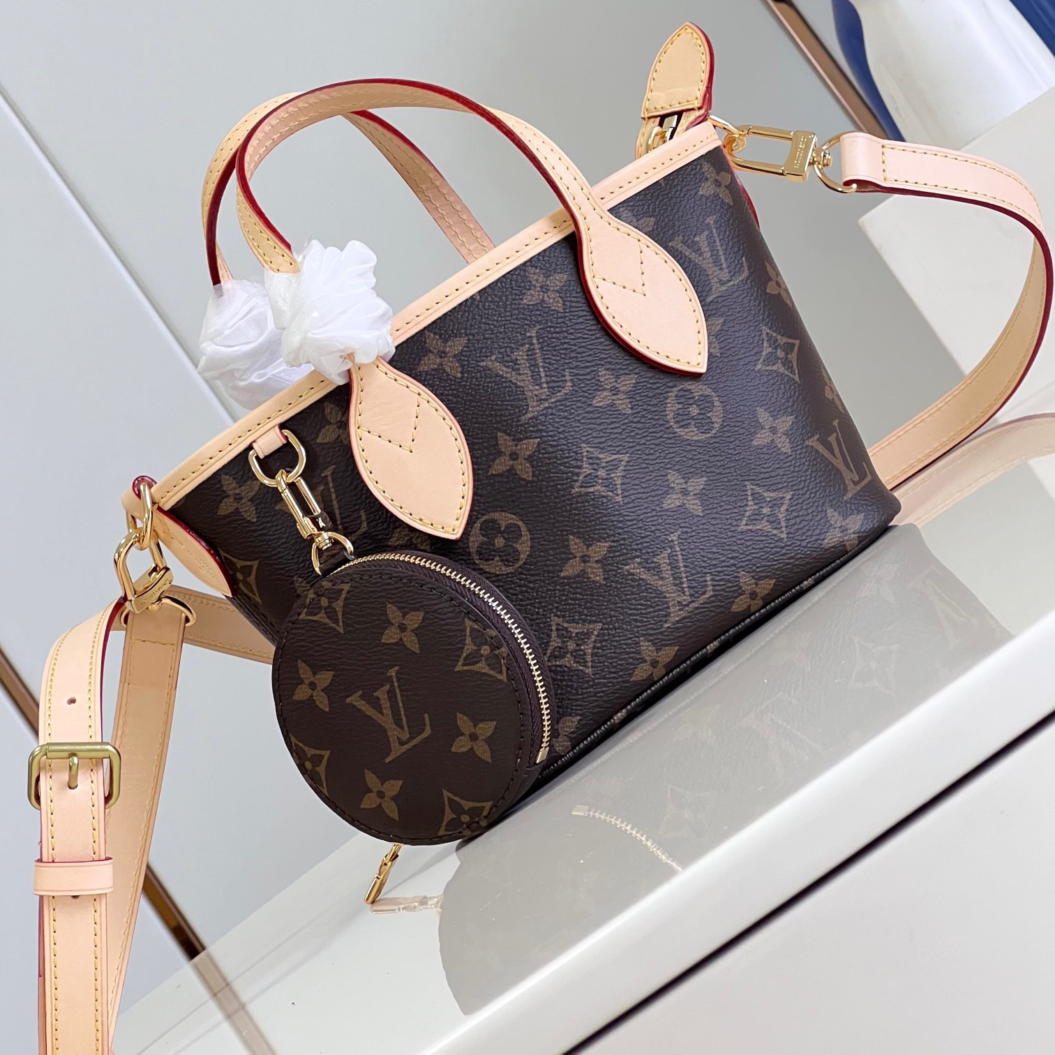 LV Designer Bag Shoulder Bag Luxury Bag Purse Tote Classic Logo Women's Tramp Bag High Quality Leather Crossbody  Fashion Printed Hand Bag