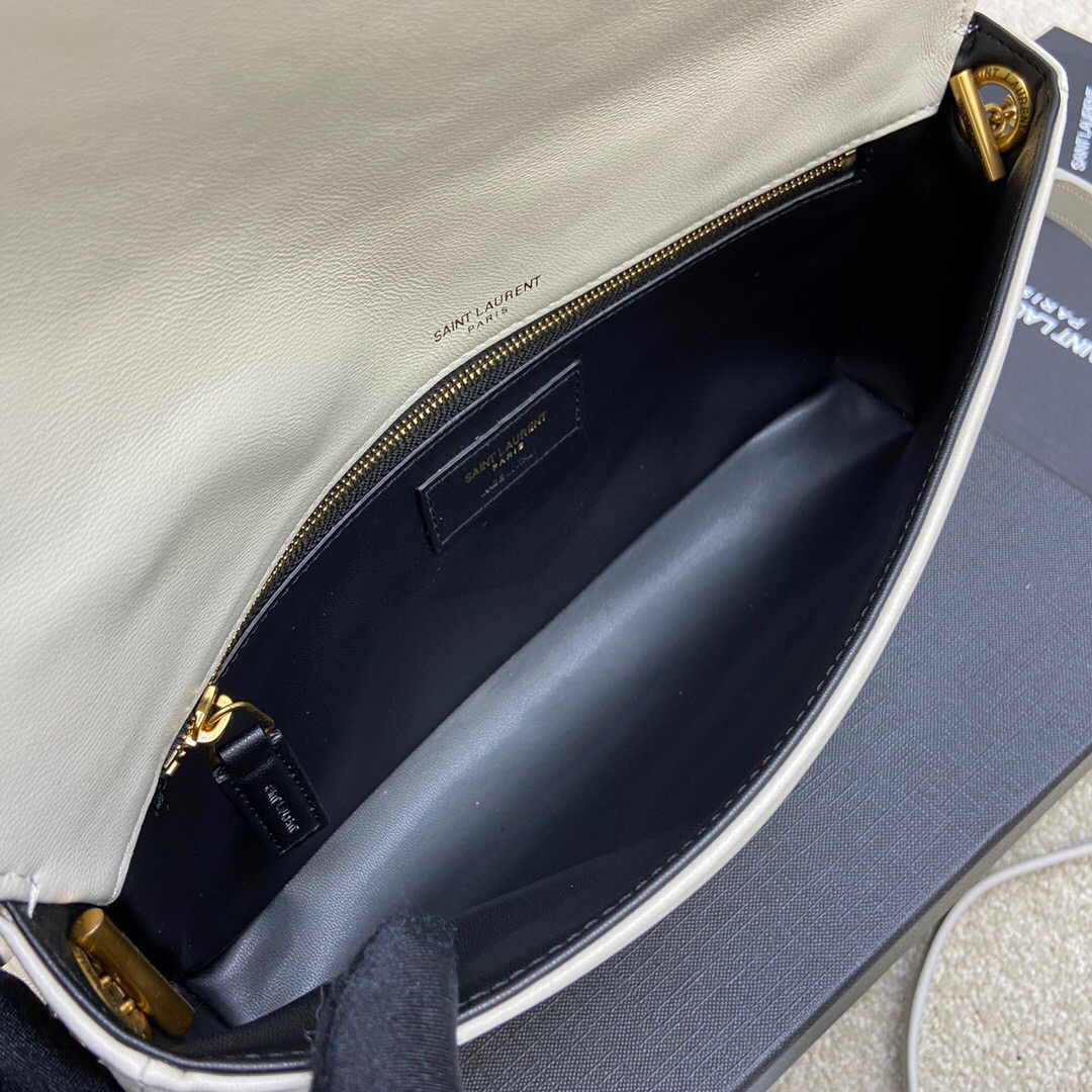 YSL Designer Bag Shoulder Bag Luxury Bag Purse Tote Classic Logo Women's Tramp Bag High Quality Leather Crossbody Large Capacity Shopping Hand Bag