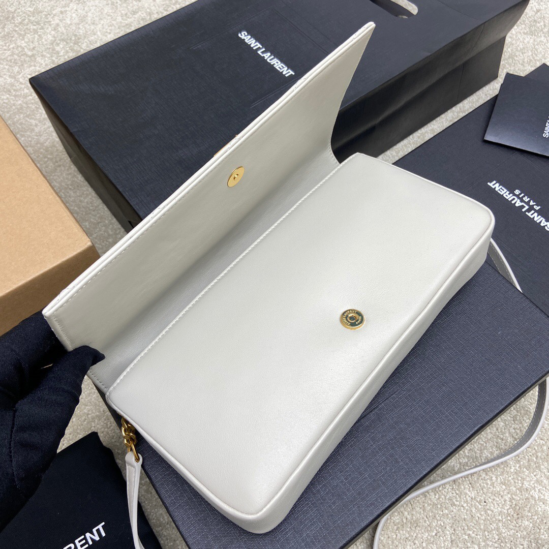 YSL Designer Bag Shoulder Bag Luxury Bag Purse Tote Classic Logo Women's Tramp Bag High Quality Leather Crossbody Large Capacity Shopping Hand Bag