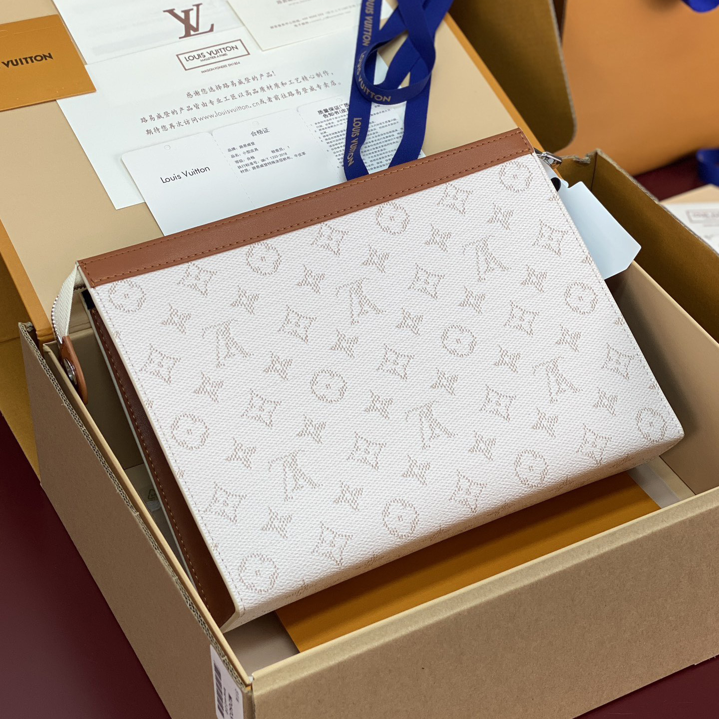 LV Designer Bag Luxury Bag Purse Classic Logo Women's Tramp Bag High Quality Leather Crossbody  Fashion Printed Bag