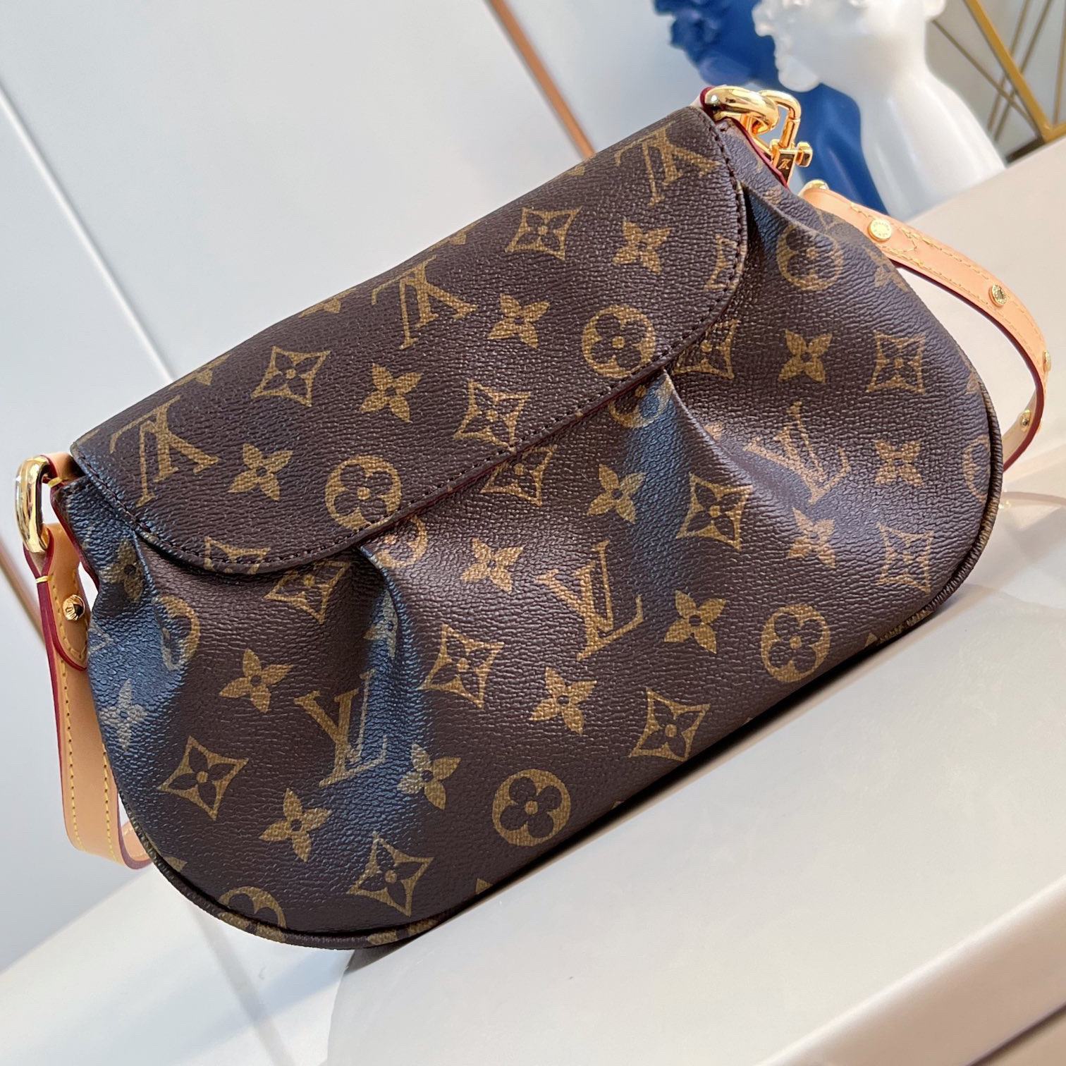LV Designer Bag Shoulder Bag Luxury Bag Purse Tote Classic Logo Women's Tramp Bag High Quality Leather Crossbody  Fashion Printed Hand Bag