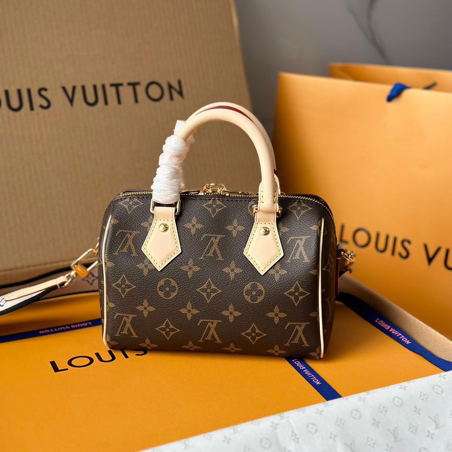 LV Designer Women's Set Shoulder Bag Luxury Bag Detachable And Adjustable Fabric Shoulder Strap Classic Logo High Quality Leather Crossbody Fashion Printed Hand Bag