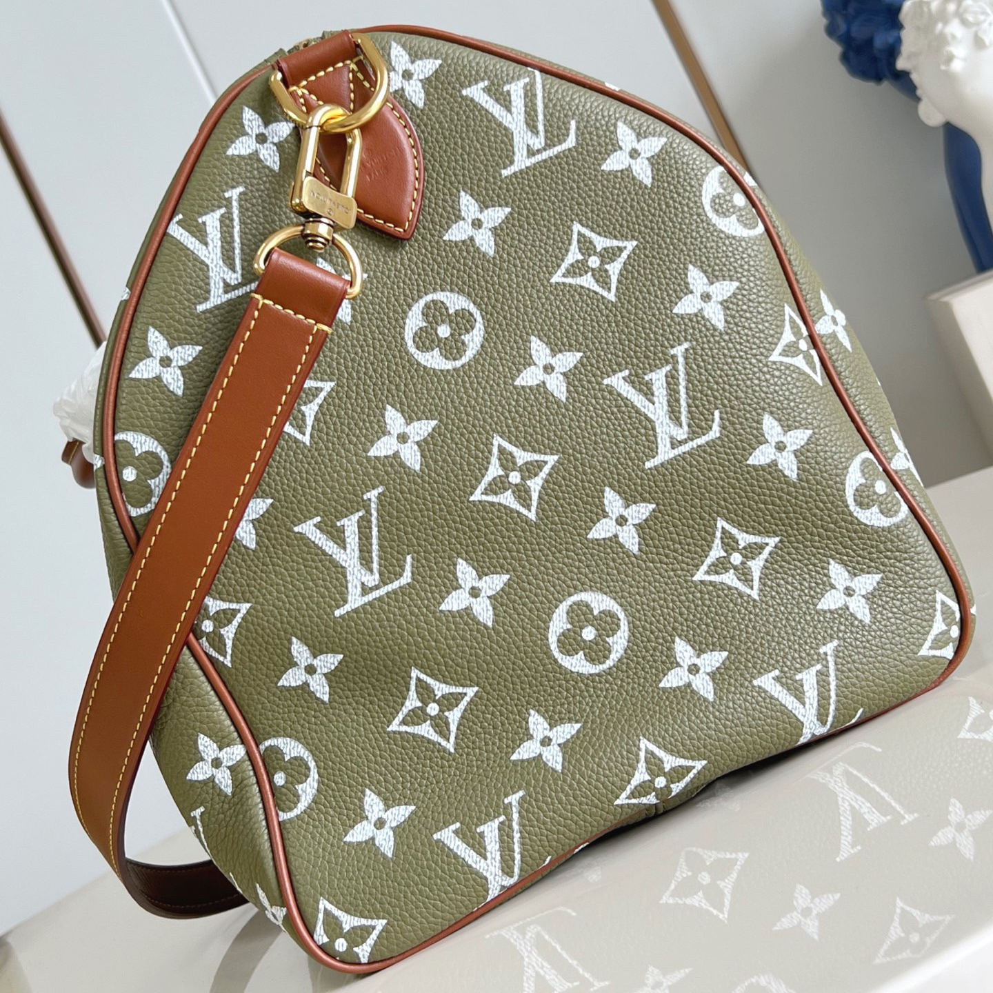 LV Designer Bag Shoulder Bag Luxury Bag Purse Tote Classic Logo Women's Tramp Bag High Quality Leather Crossbody  Fashion Printed Hand Bag