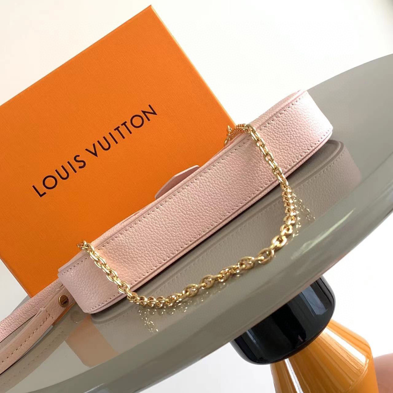 LV Designer Women's Shoulder Bag Luxury Bag Detachable Shoulder High Quality Leather Crossbody Fashion Bag