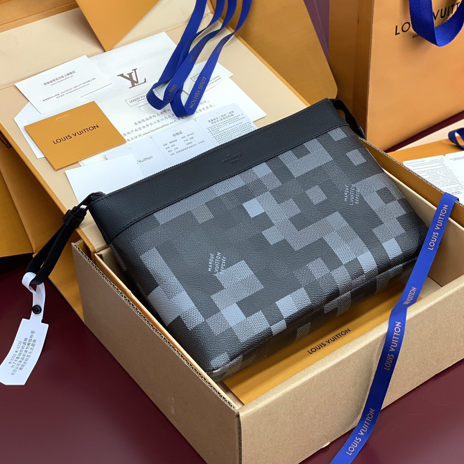 LV Designer Bag Luxury Bag Purse Classic Logo Women's Tramp Bag High Quality Leather Crossbody  Fashion Printed Hand Bag