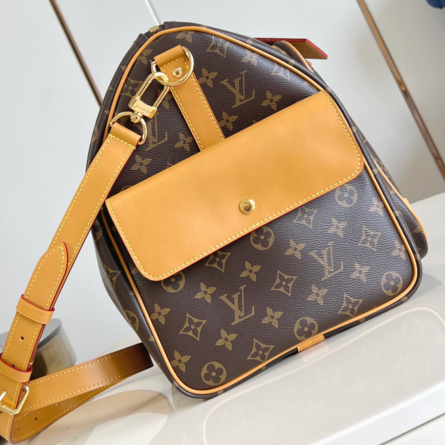 LV Designer Bag Shoulder Bag Luxury Bag Purse Tote Classic Logo Women's Tramp Bag High Quality Leather Crossbody  Fashion Printed Hand Bag