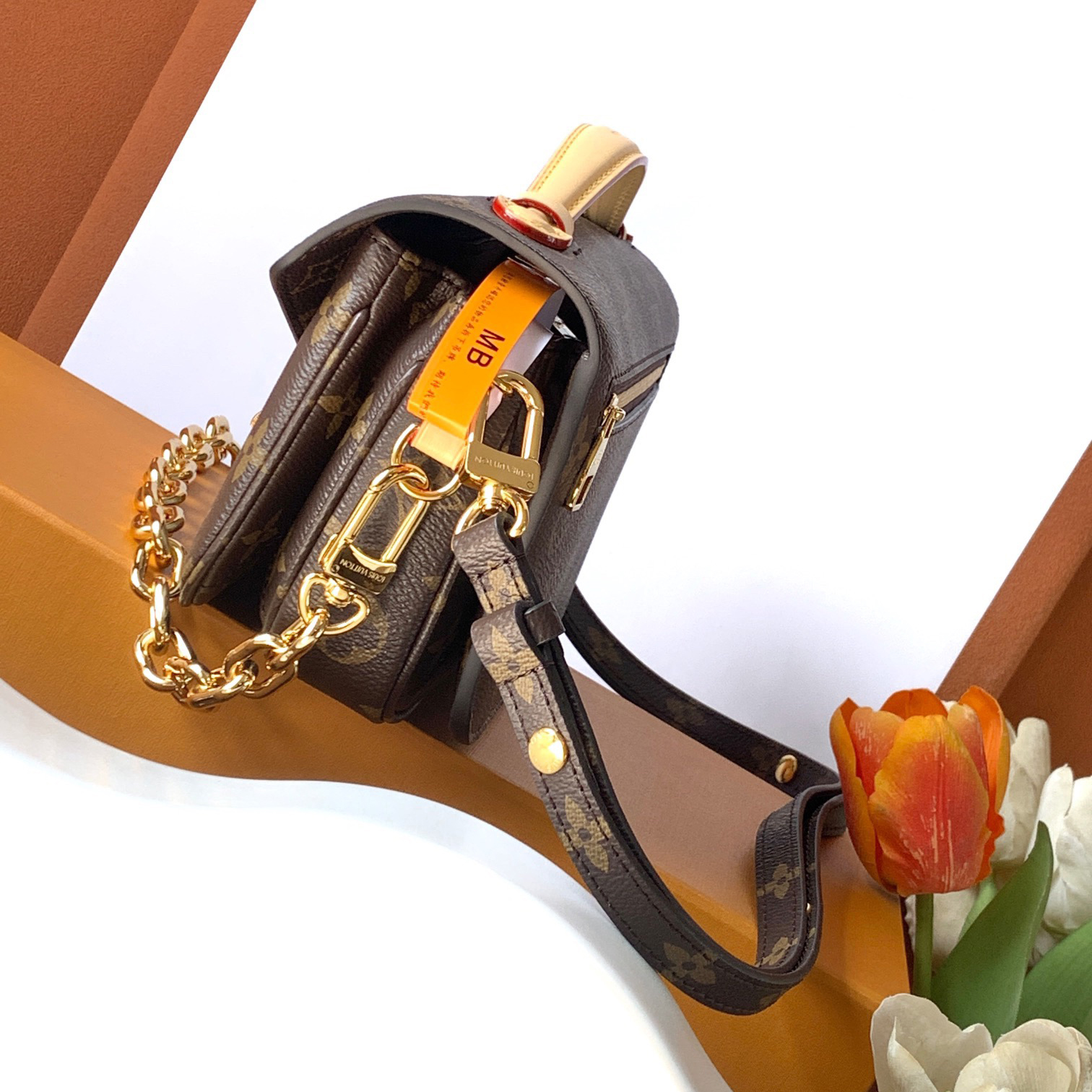 LV Designer Bag Shoulder Bag Luxury Bag Purse Tote Classic Logo Women's Tramp Bag High Quality Leather Crossbody  Fashion Printed Hand Bag