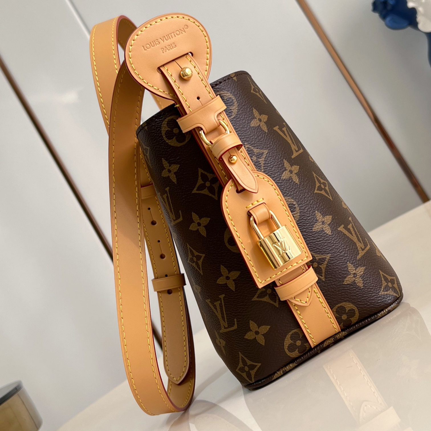 LV Designer Bag Shoulder Bag Luxury Bag Purse Tote Classic Logo Women's Tramp Bag High Quality Leather Crossbody  Fashion Printed Hand Bag