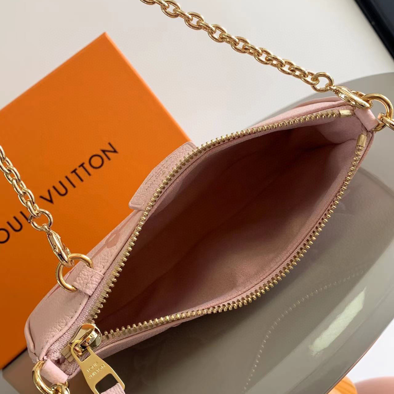 LV Designer Women's Shoulder Bag Luxury Bag Detachable Shoulder High Quality Leather Crossbody Fashion Bag