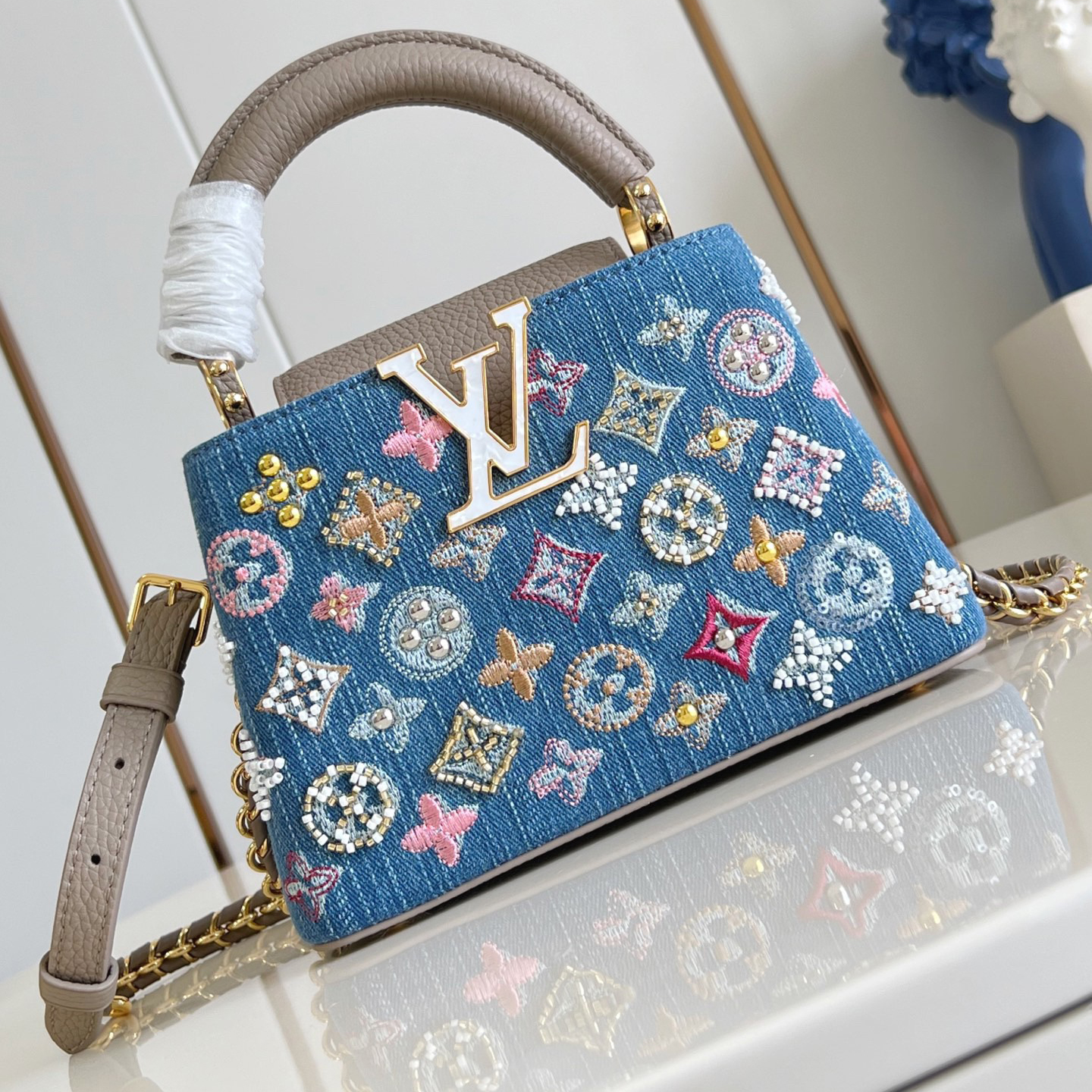 LV Designer Women's Shoulder Bag Luxury Bag Detachable And Adjustable Shoulder High Quality Leather Crossbody Fashion Hand Bag