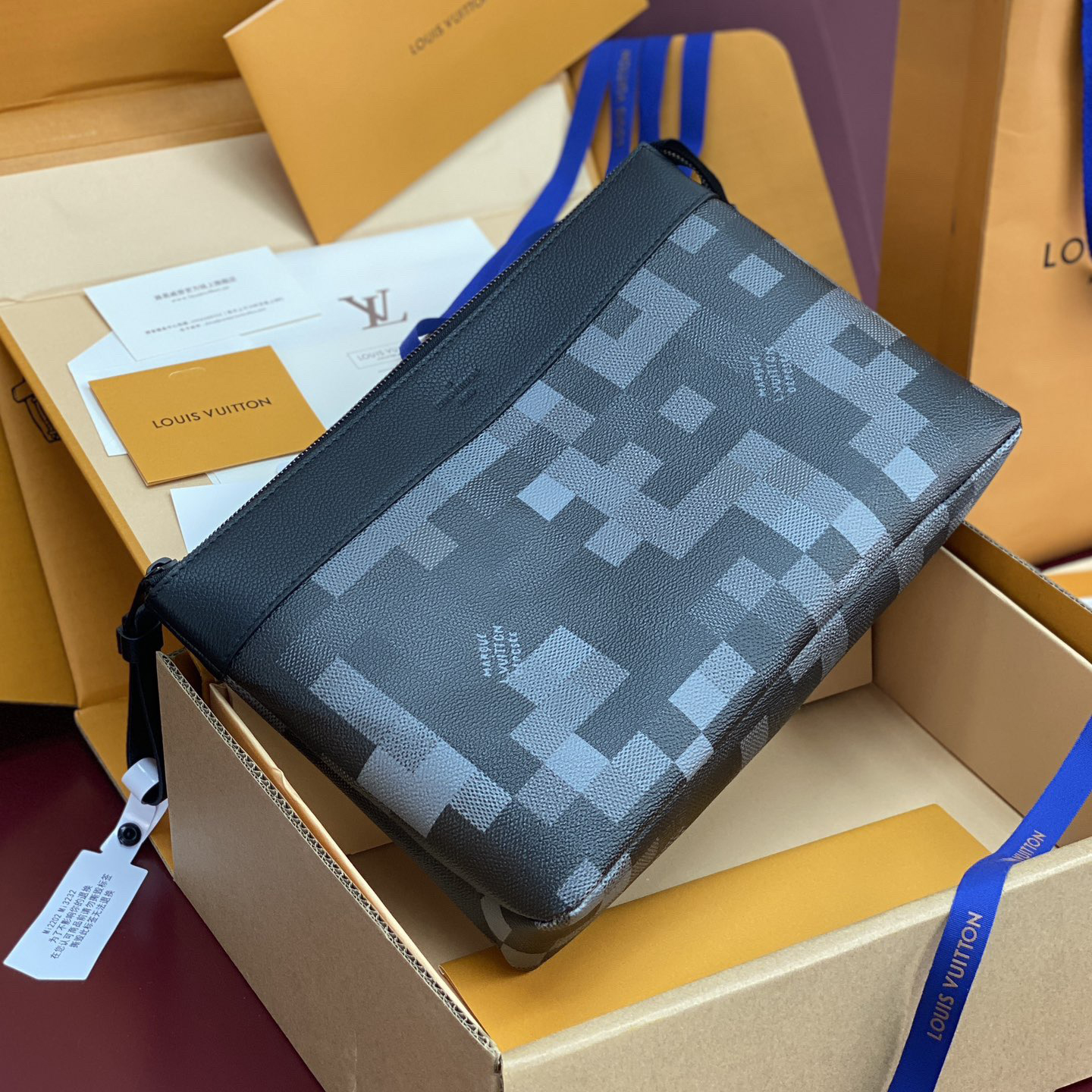 LV Designer Bag Luxury Bag Purse Classic Logo Women's Tramp Bag High Quality Leather Crossbody  Fashion Printed Hand Bag