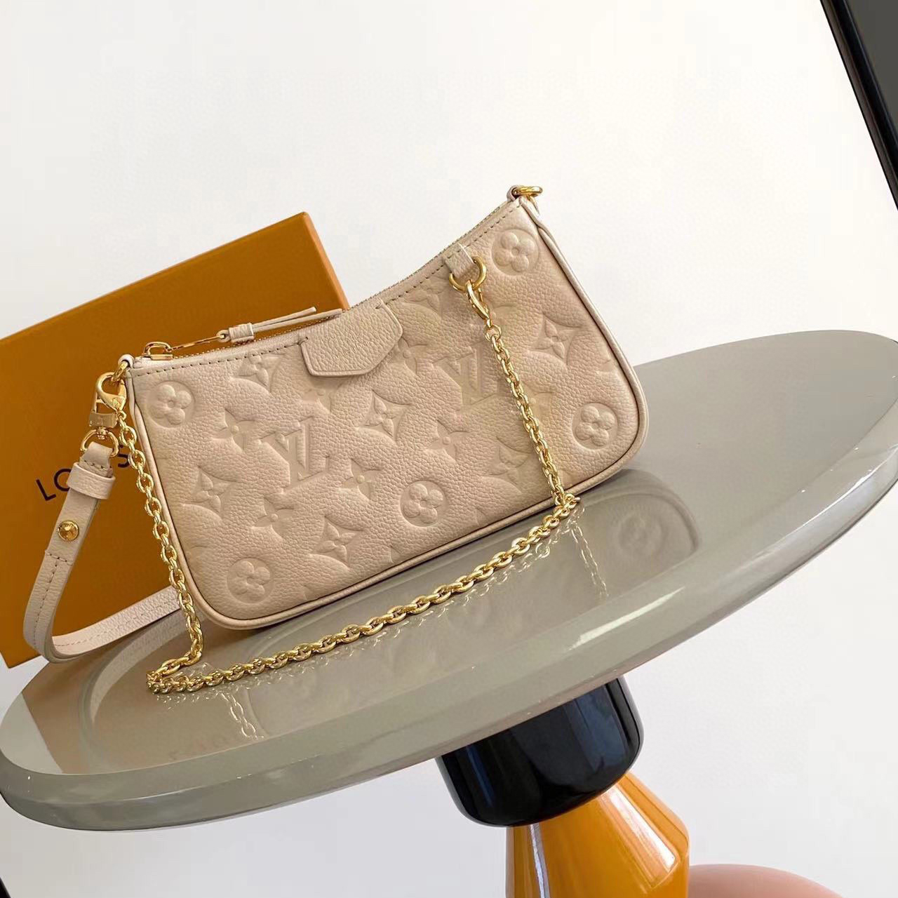 LV Designer Women's Shoulder Bag Luxury Bag Detachable Shoulder High Quality Leather Crossbody Fashion Bag