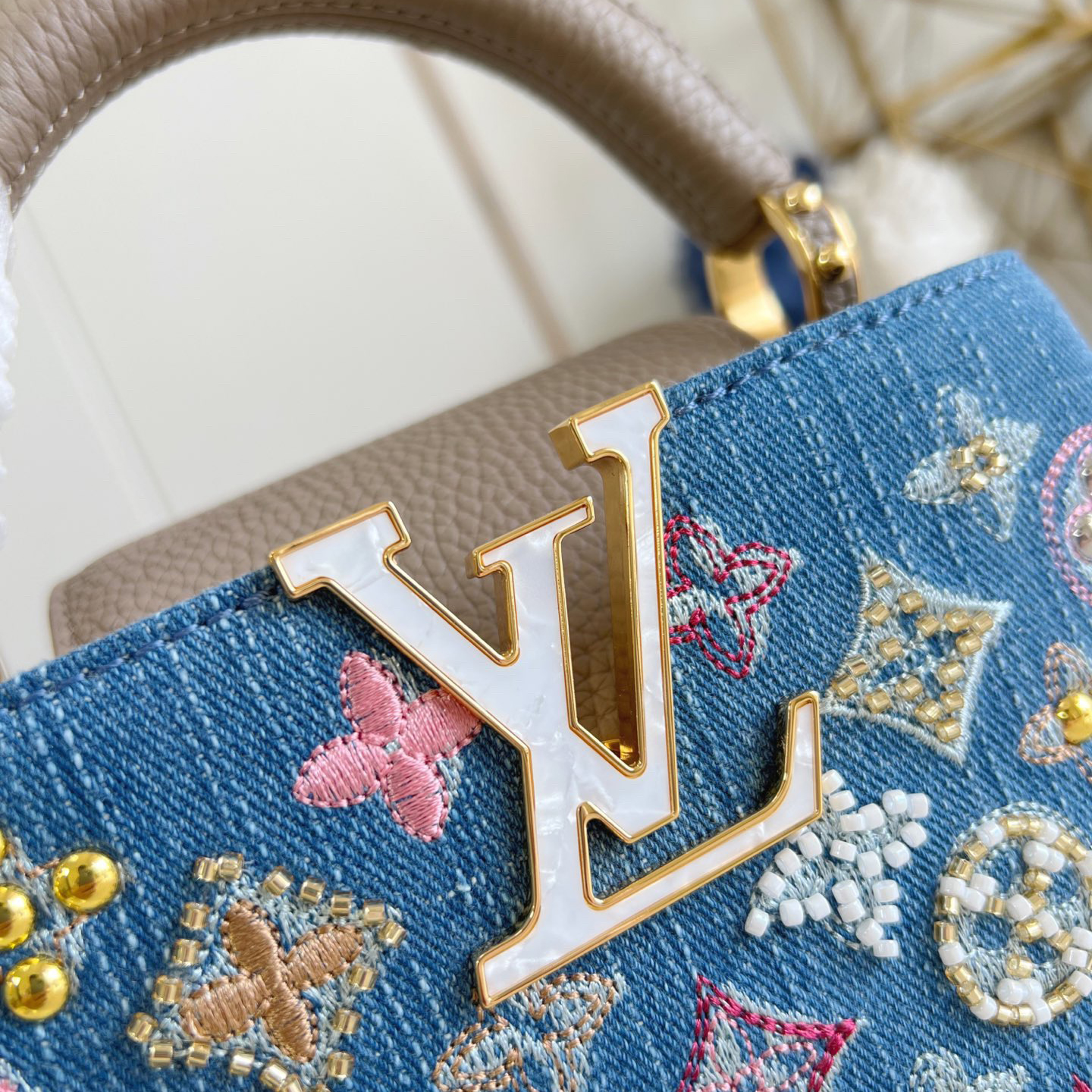 LV Designer Women's Shoulder Bag Luxury Bag Detachable And Adjustable Shoulder High Quality Leather Crossbody Fashion Hand Bag