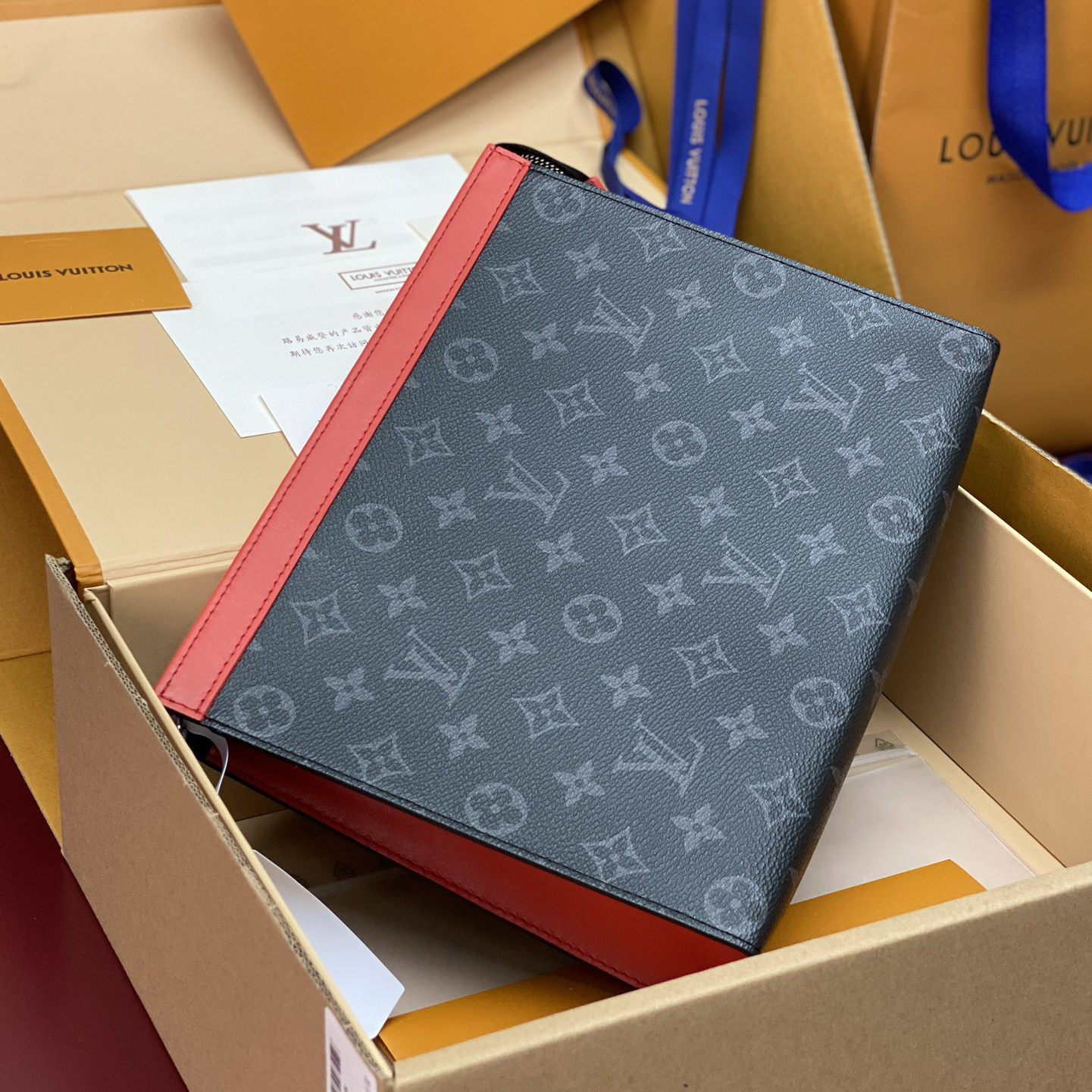 LV Designer Bag Luxury Bag Purse Classic Logo Women's Tramp Bag High Quality Leather Crossbody  Fashion Printed Bag