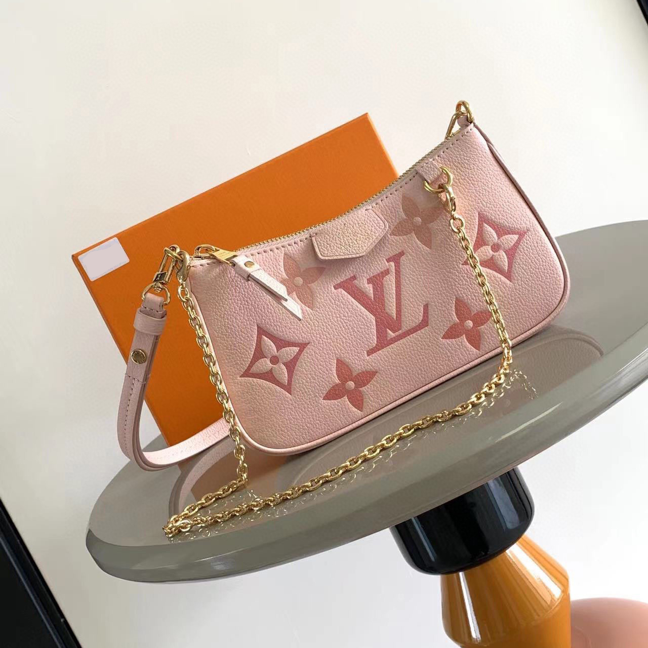 LV Designer Women's Shoulder Bag Luxury Bag Detachable Shoulder High Quality Leather Crossbody Fashion Bag