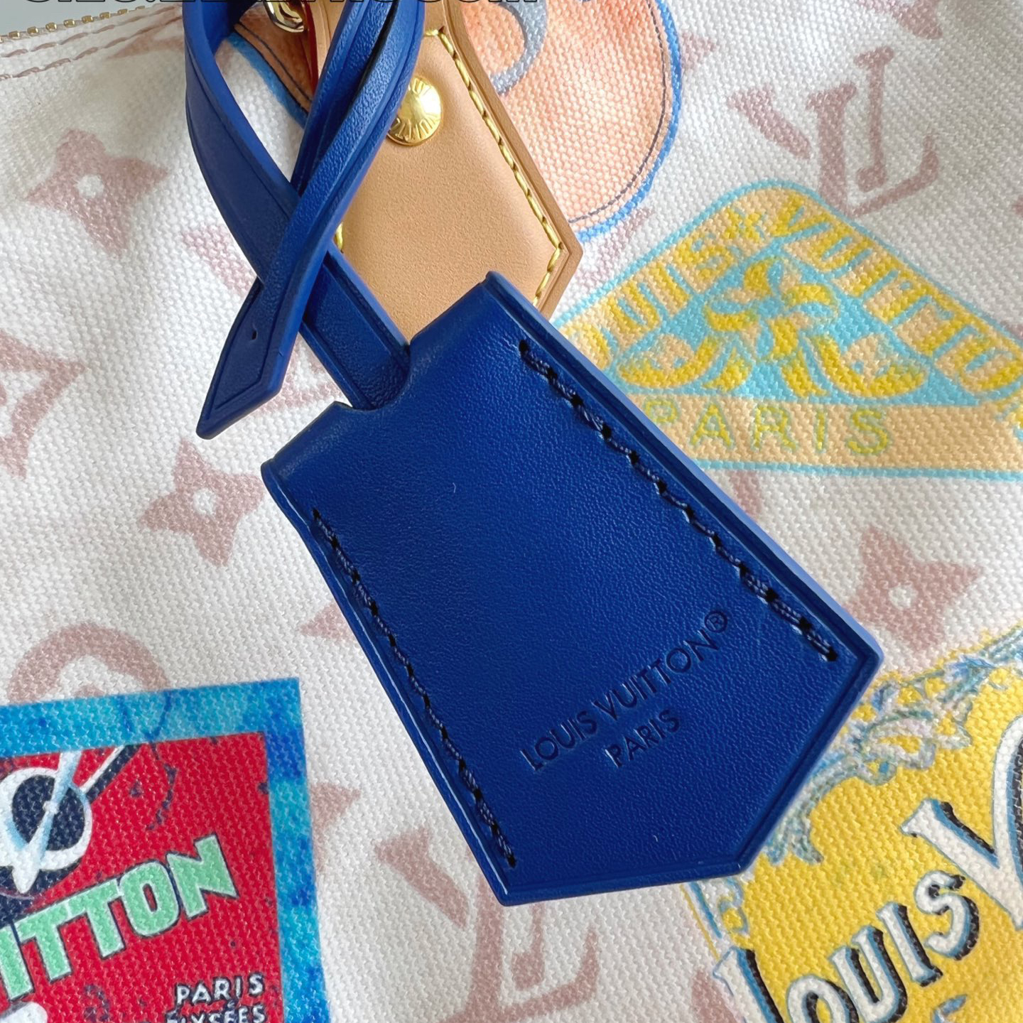 LV The Handbag Interprets Monogram Dune Elements With Retro Brushstrokes Paired With Airplane Shaped Decorations And Collage Effect Labels Luxury Bag Purse Classic Logo Women's Tramp Bag High Quality Leather Crossbody Fashion Printed Bag