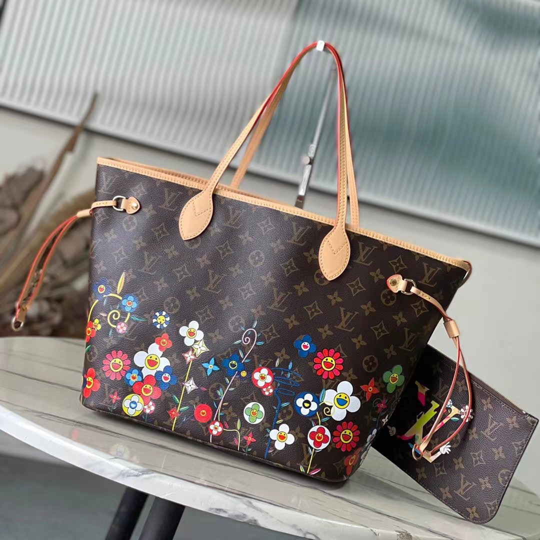 LV Designer Bag Shoulder Bag Luxury Bag Purse Tote Classic Logo Women's Tramp Bag High Quality Leather Crossbody  Fashion Printed Hand Bag