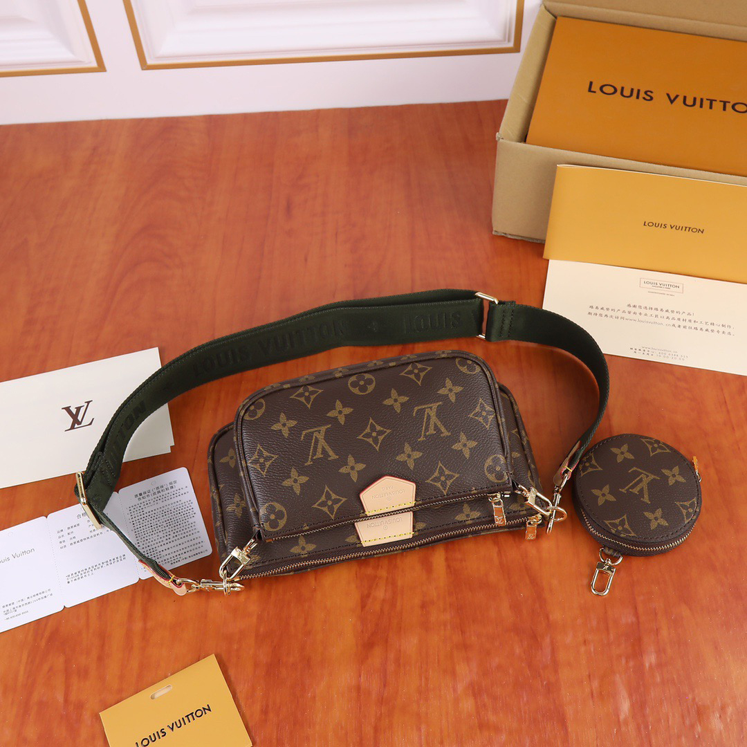 LV Designer Bags Luxury Bags Shoulder Bags Wallets Tote Handbags Wallet Designer Ladies Leather Large Capacity Tote Purse Printed Crossbody Bags