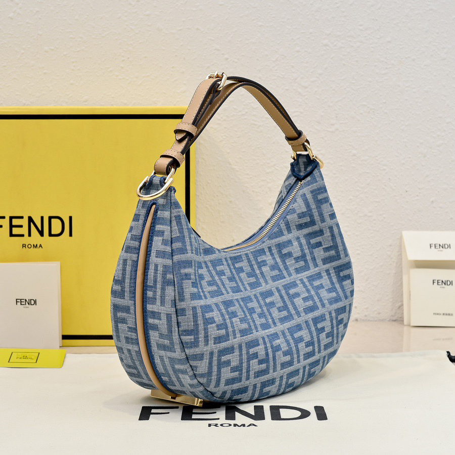 FENDI Designer Bags Shoulder Bags Luxury Bags Crossbody Bags Designer Purse High Quality Crescent Bags Women's Shoulder Satchel Fashion Bags