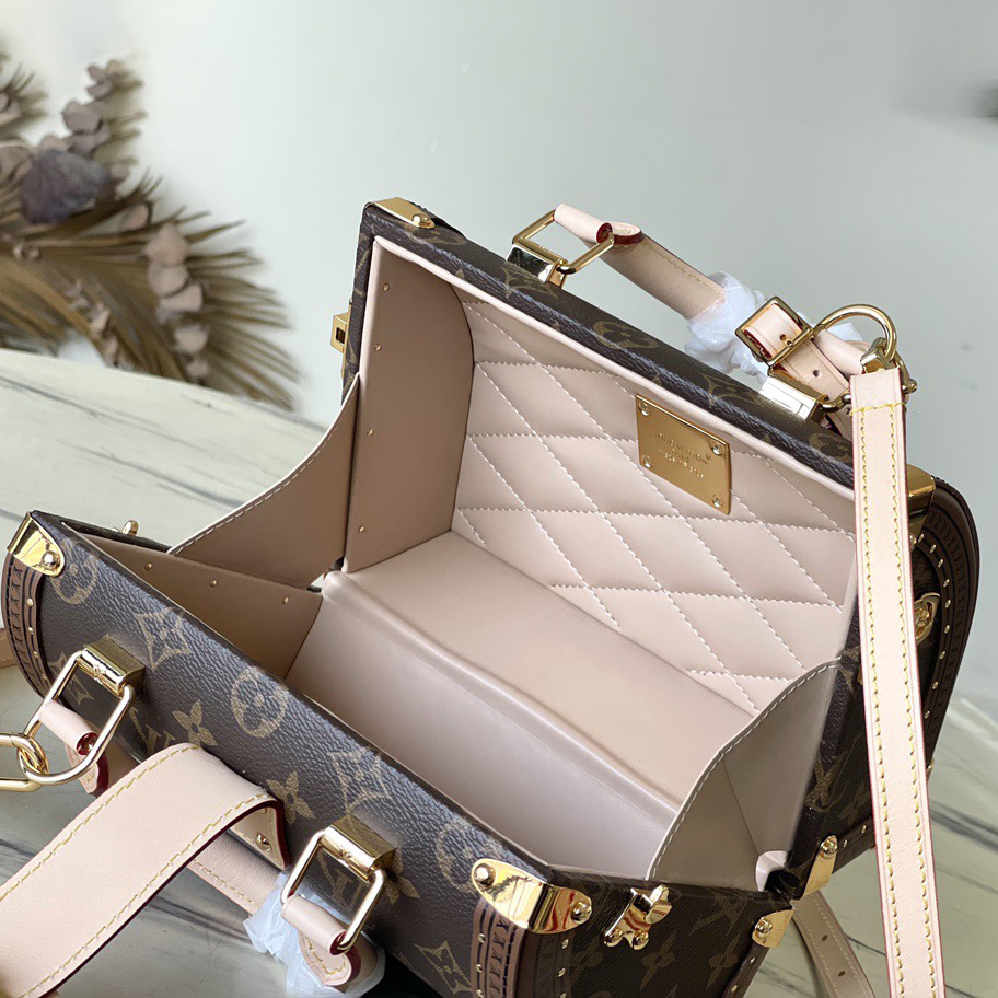 LV Designer Women's Shoulder Bag Luxury Bag Detachable And Adjustable Shoulder High Quality Leather Crossbody Fashion Printed Hand Bag