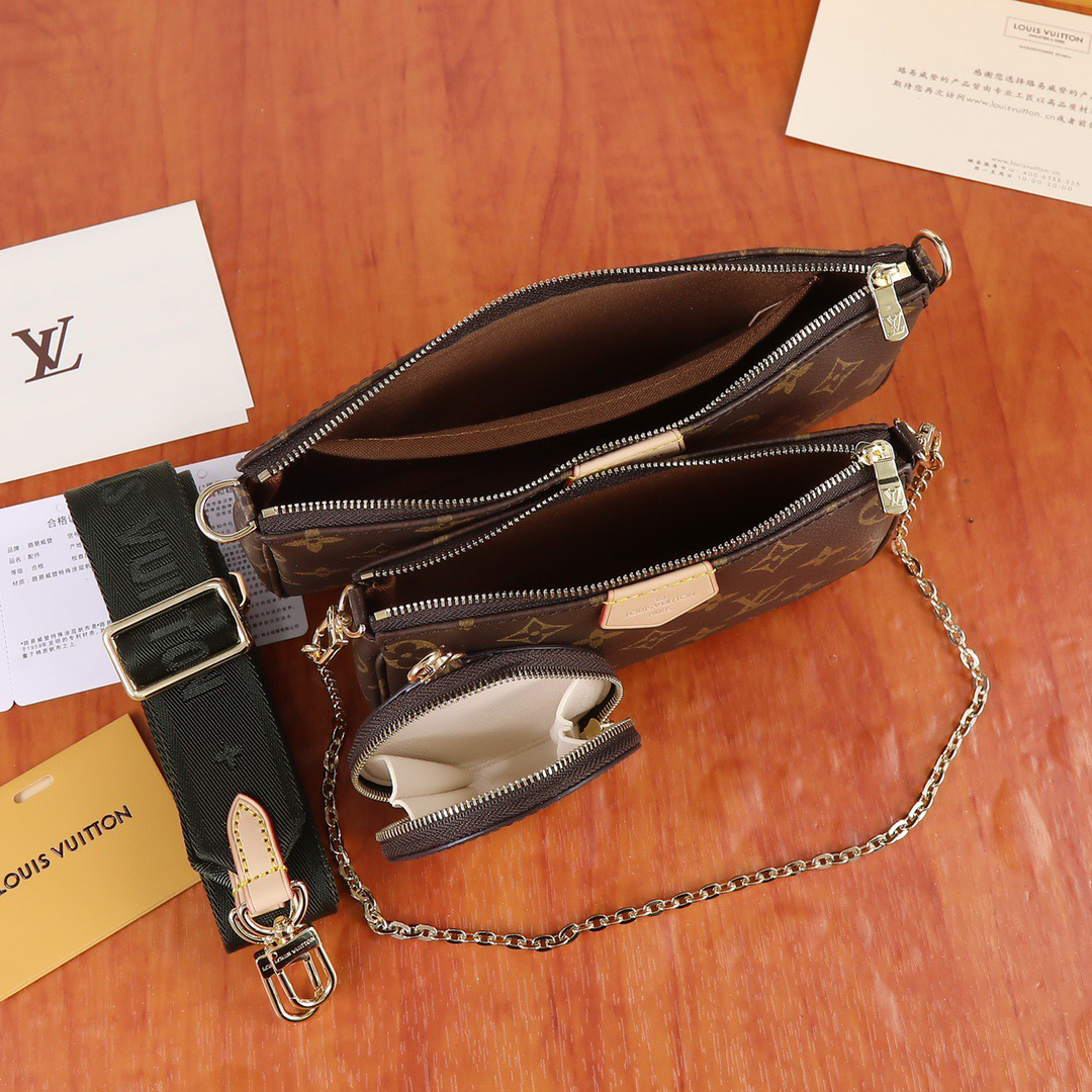 LV Designer Bags Luxury Bags Shoulder Bags Wallets Tote Handbags Wallet Designer Ladies Leather Large Capacity Tote Purse Printed Crossbody Bags