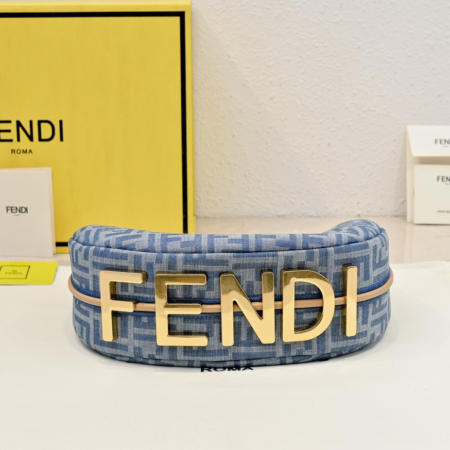 FENDI Designer Bags Shoulder Bags Luxury Bags Crossbody Bags Designer Purse High Quality Crescent Bags Women's Shoulder Satchel Fashion Bags