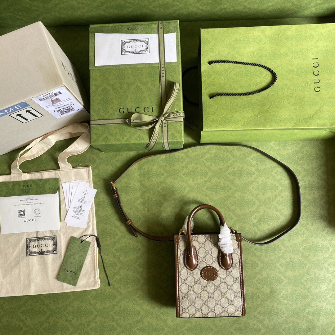 Gucci Designer Bag Shoulder Bag Crossbody Luxury Bag Ladies Purse New Tide Fashion Chain Wide Strap Shoulder Bag Hundred Texture Small Square Bag