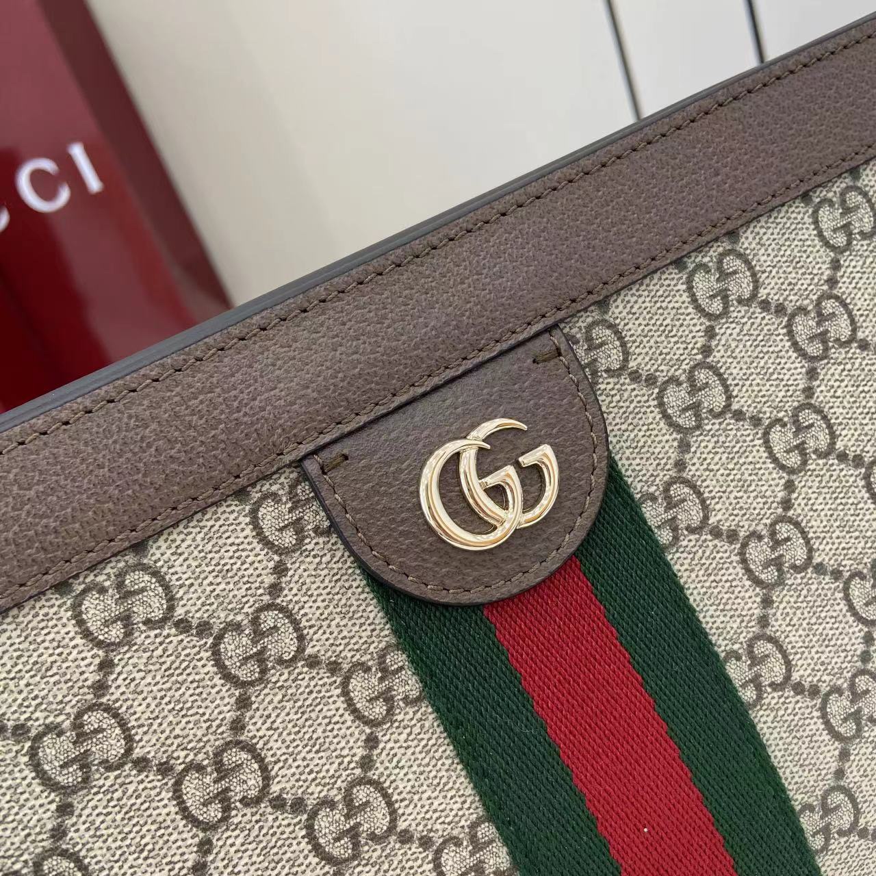 Gucci Designer Bag Shoulder Bag Crossbody Luxury Bag Ladies Purse New Tide Fashion Chain Wide Strap Shoulder Bag Hundred Texture Small Square Bag