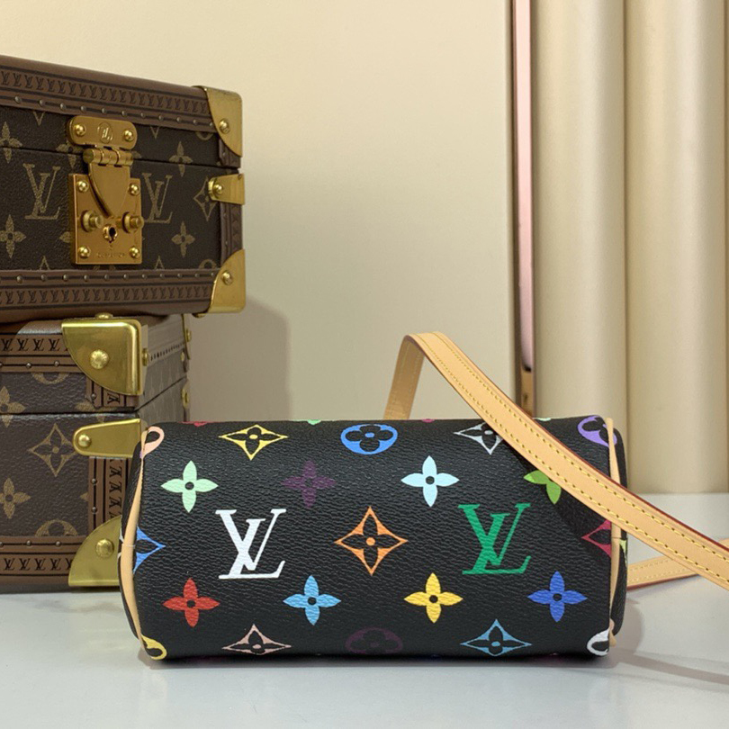LV Designer Bag Luxury Leather Crossbody Shoulder Underarm Bag Ladies Women's Fashion Printed Chain Zipper Closure Purse