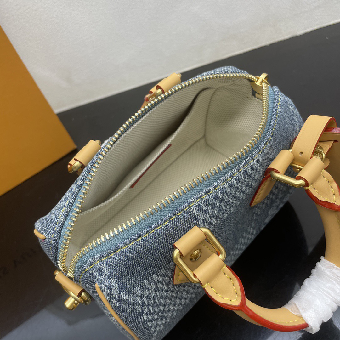 LV Designer Bag Luxury Leather Crossbody Shoulder Underarm Bag Ladies Women's Fashion Printed Chain Zipper Closure Purse