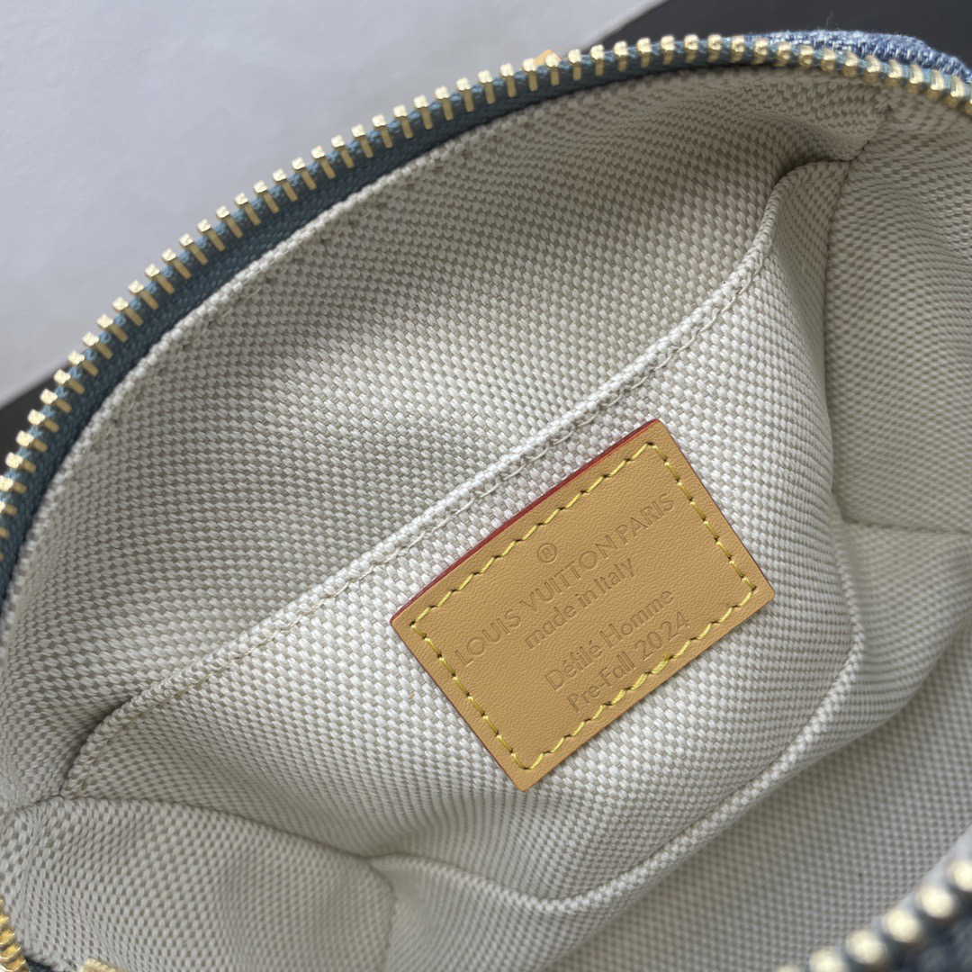 LV Designer Bag Luxury Leather Crossbody Shoulder Underarm Bag Ladies Women's Fashion Printed Chain Zipper Closure Purse