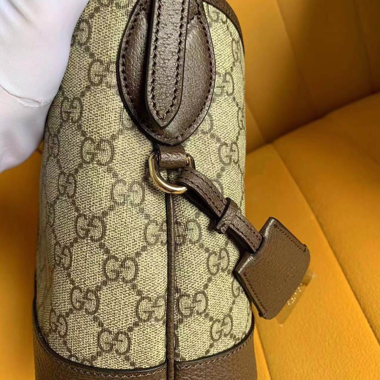 Gucci Designer Bag Shoulder Bag Crossbody Luxury Bag Ladies Purse New Tide Fashion Chain Wide Strap Shoulder Bag Hundred Texture Small Square Bag
