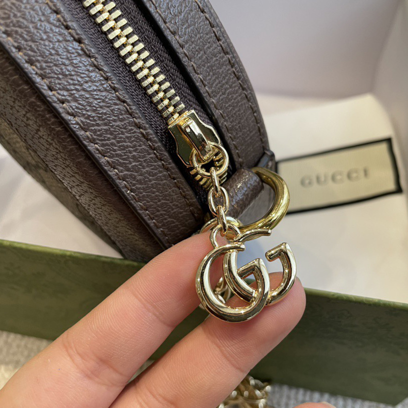 Gucci Designer Bag Shoulder Bag Crossbody Luxury Bag Ladies Purse New Tide Fashion Chain Wide Strap Shoulder Bag Hundred Texture Small Square Bag