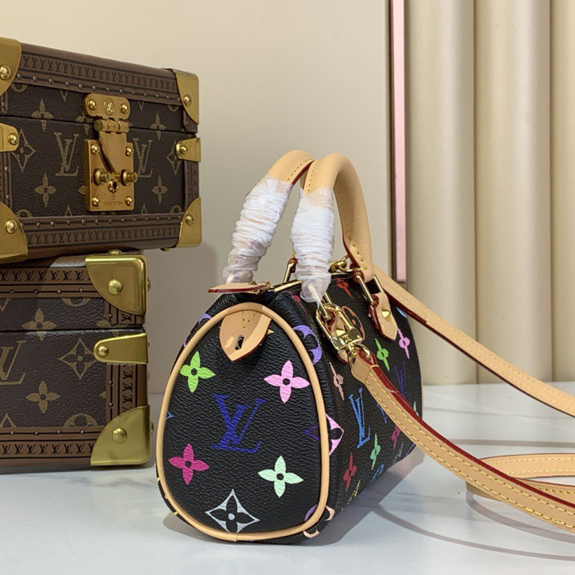 LV Designer Bag Luxury Leather Crossbody Shoulder Underarm Bag Ladies Women's Fashion Printed Chain Zipper Closure Purse