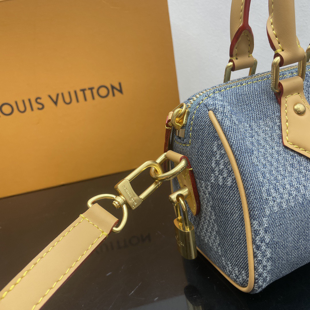 LV Designer Bag Luxury Leather Crossbody Shoulder Underarm Bag Ladies Women's Fashion Printed Chain Zipper Closure Purse