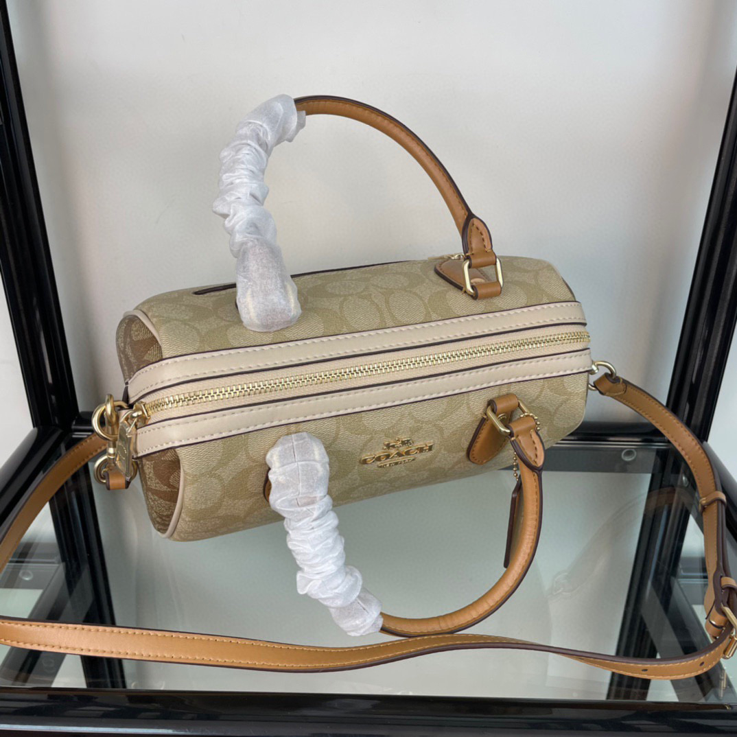 Coach Designer Bag Luxury Leather Crossbody Shoulder Underarm Bag Ladies Women's Fashion Printed Chain Zipper Closure Purse