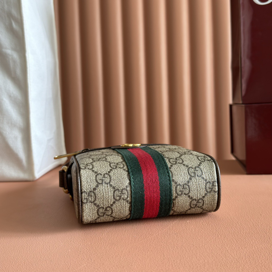 Gucci Designer Bag Shoulder Bag Crossbody Luxury Bag Ladies Purse New Tide Fashion Chain Wide Strap Shoulder Bag Hundred Texture Small Square Bag