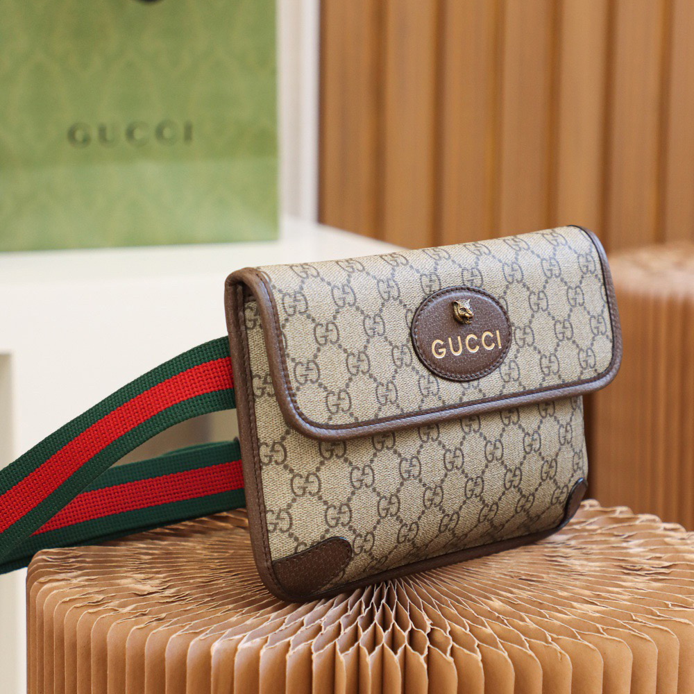 Gucci Designer Bag Shoulder Bag Crossbody Luxury Bag Ladies Purse New Tide Fashion Chain Wide Strap Shoulder Bag Hundred Texture Small Square Bag