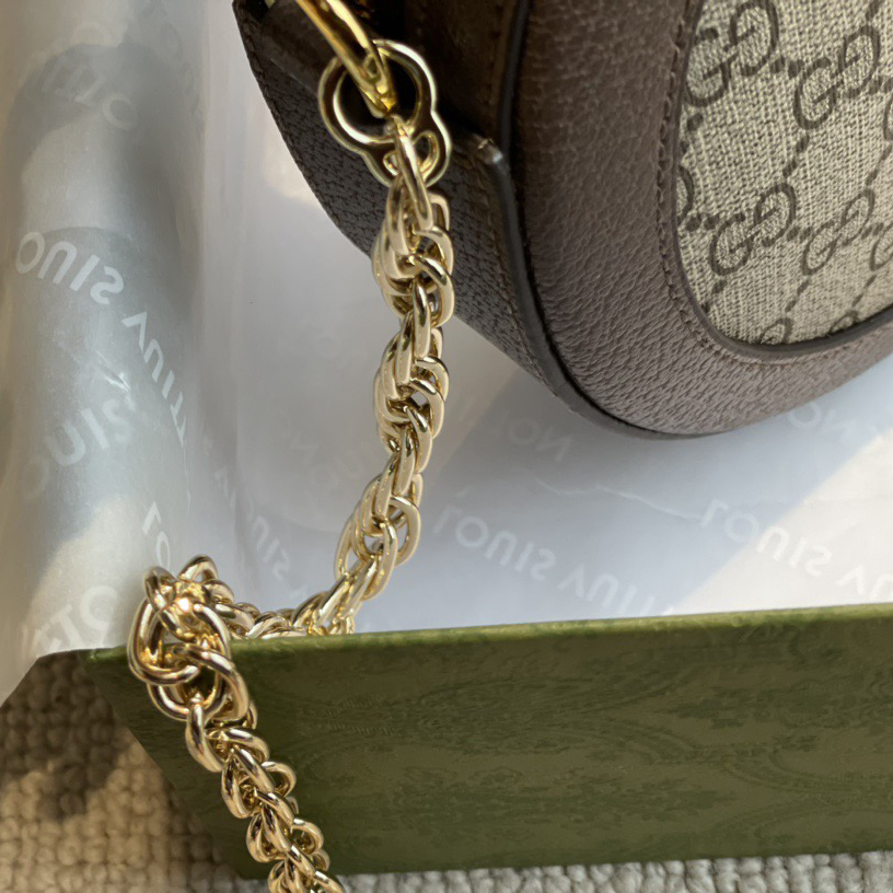 Gucci Designer Bag Shoulder Bag Crossbody Luxury Bag Ladies Purse New Tide Fashion Chain Wide Strap Shoulder Bag Hundred Texture Small Square Bag