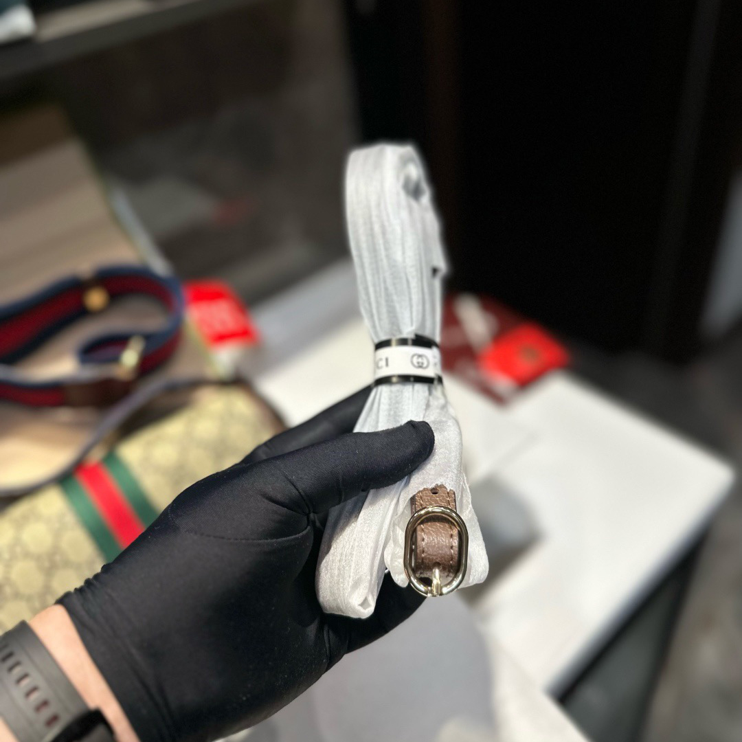 Gucci Designer Bag Shoulder Bag Crossbody Luxury Bag Ladies Purse New Tide Fashion Chain Wide Strap Shoulder Bag Hundred Texture Small Square Bag