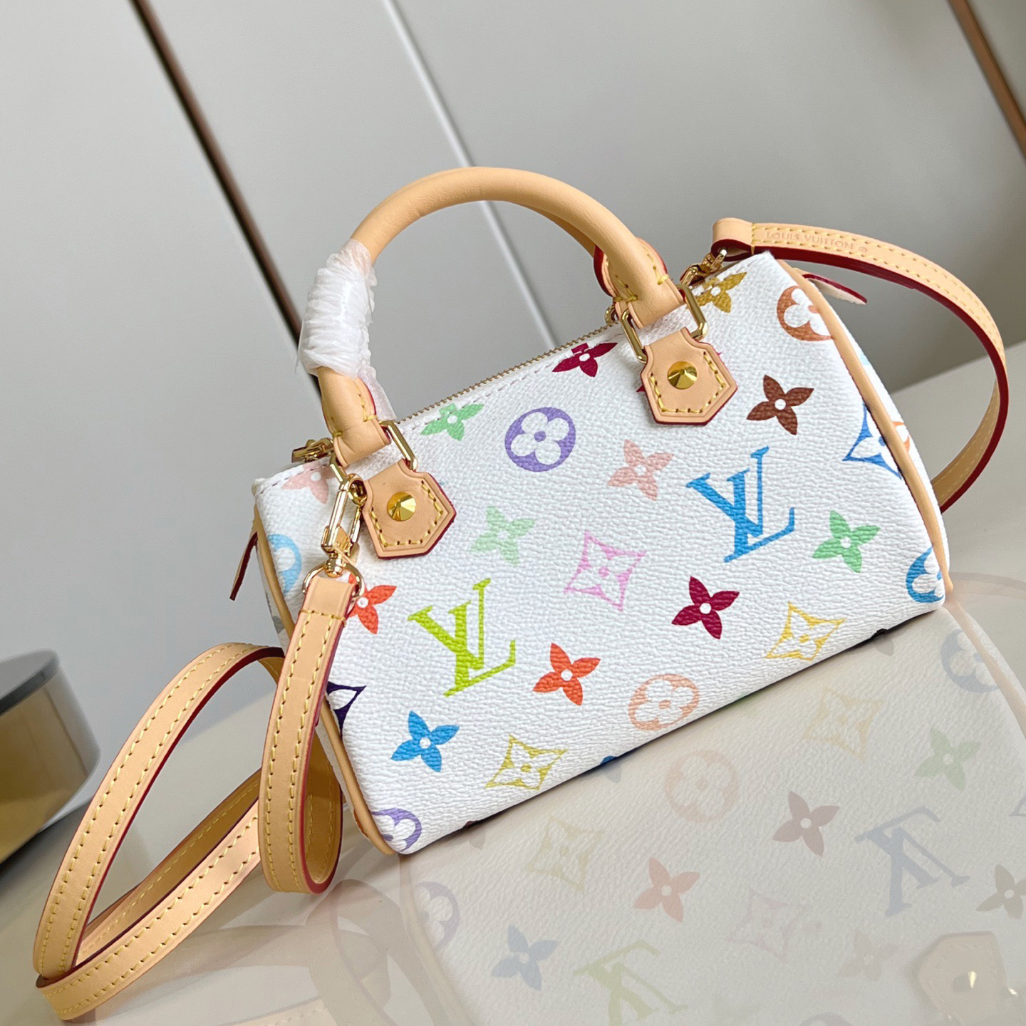 LV Designer Bag Luxury Leather Crossbody Shoulder Underarm Bag Ladies Women's Fashion Printed Chain Zipper Closure Purse