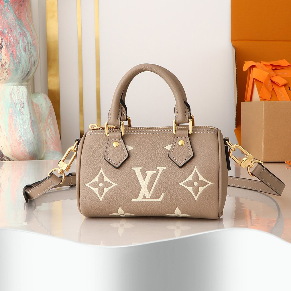 LV Designer Bag Luxury Leather Crossbody Shoulder Underarm Bag Ladies Women's Fashion Printed Chain Zipper Closure Purse