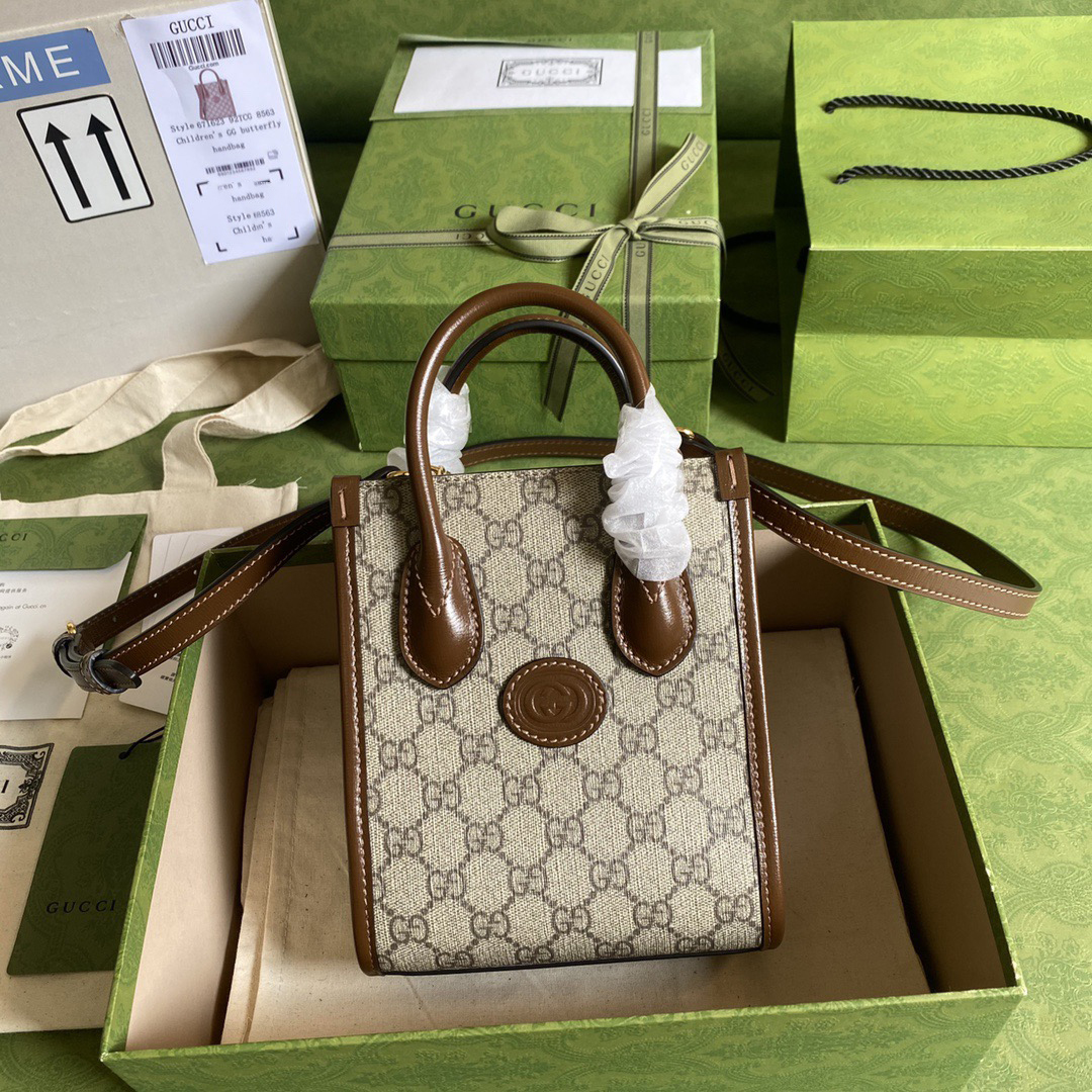 Gucci Designer Bag Shoulder Bag Crossbody Luxury Bag Ladies Purse New Tide Fashion Chain Wide Strap Shoulder Bag Hundred Texture Small Square Bag