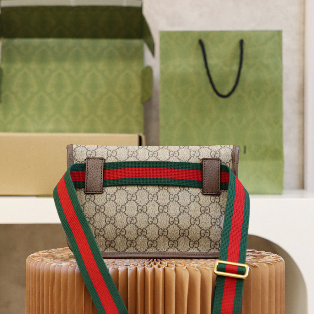 Gucci Designer Bag Shoulder Bag Crossbody Luxury Bag Ladies Purse New Tide Fashion Chain Wide Strap Shoulder Bag Hundred Texture Small Square Bag