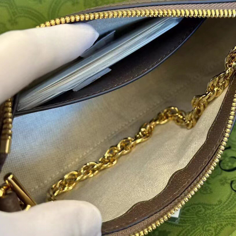 Gucci Designer Bag Shoulder Bag Crossbody Luxury Bag Ladies Purse New Tide Fashion Chain Wide Strap Shoulder Bag Hundred Texture Small Square Bag