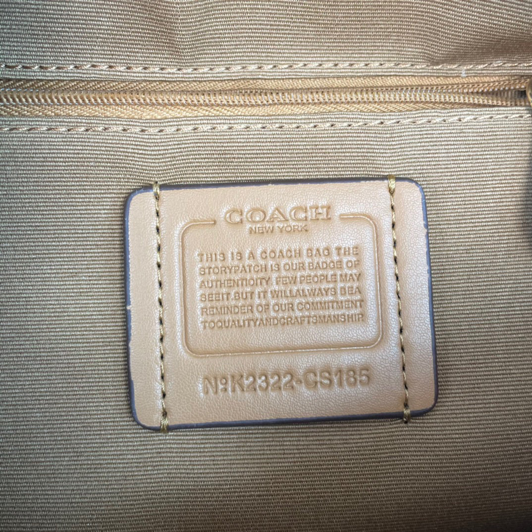 Coach Designer Bag Luxury Leather Crossbody Shoulder Underarm Bag Ladies Women's Fashion Printed Chain Zipper Closure Purse