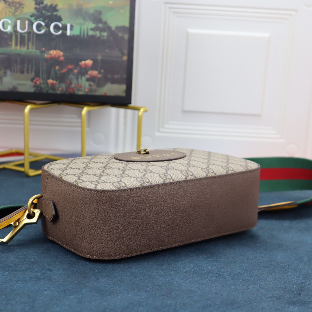 Gucci Designer Bag Shoulder Bag Crossbody Luxury Bag Ladies Purse New Tide Fashion Chain Wide Strap Shoulder Bag Hundred Texture Small Square Bag