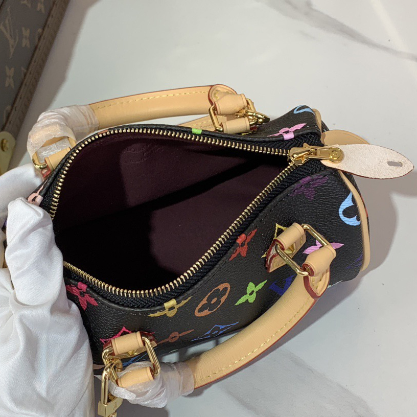 LV Designer Bag Luxury Leather Crossbody Shoulder Underarm Bag Ladies Women's Fashion Printed Chain Zipper Closure Purse