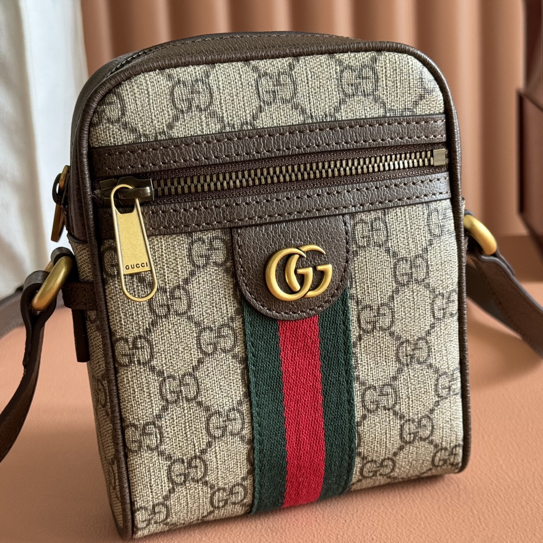 Gucci Designer Bag Shoulder Bag Crossbody Luxury Bag Ladies Purse New Tide Fashion Chain Wide Strap Shoulder Bag Hundred Texture Small Square Bag