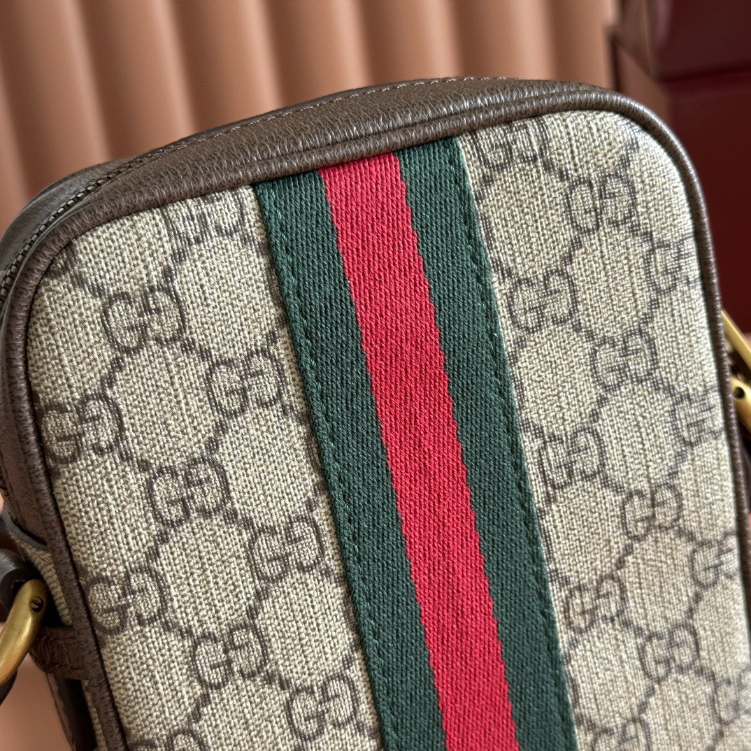 Gucci Designer Bag Shoulder Bag Crossbody Luxury Bag Ladies Purse New Tide Fashion Chain Wide Strap Shoulder Bag Hundred Texture Small Square Bag